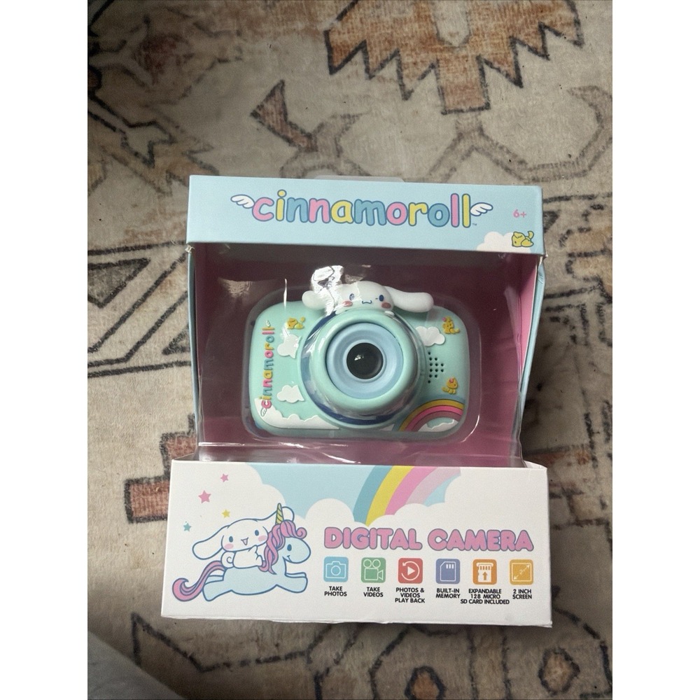 Cinnamoroll Digital Camera Sanrio Kids Camera 2" Screen New In Box